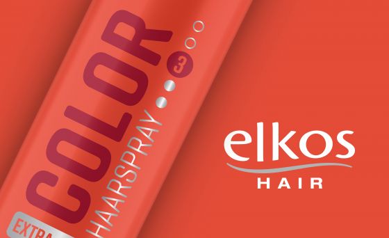 Packaging elkos Hair Color Haarspray